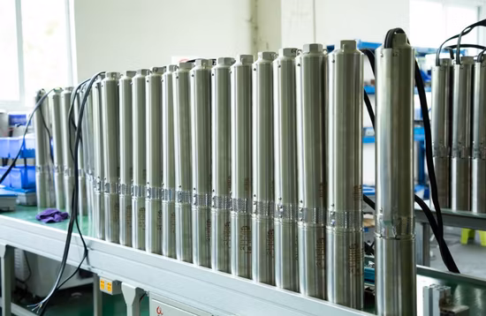 Bomba de agua solar sumergible de alta calidad con controlador MPPT para híbrido DC AC, 3 años de garantía